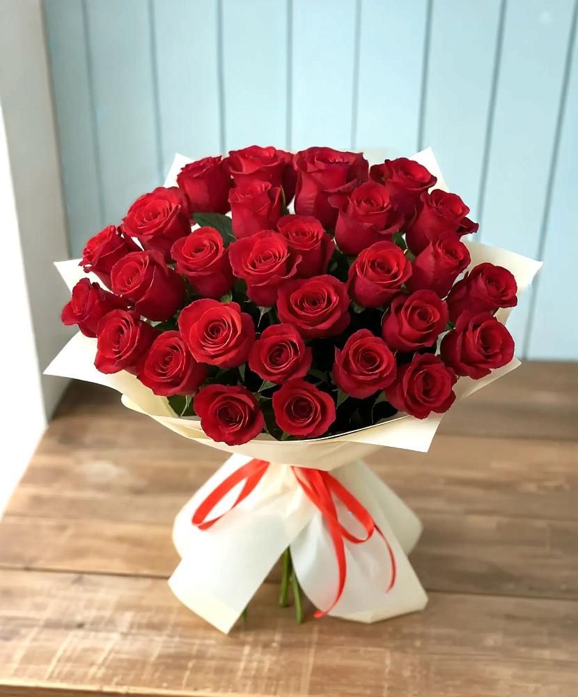 Букет 29 Красных роз в Каменке Архангельской области
