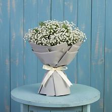 Букет цветов из:  Гипсофила в Каменке Архангельской области