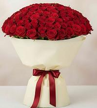 Букет 101 Красная роза Милано в Каменке Архангельской области