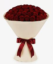 Букет 101 Бордовая роза Блэк Бакарра в Каменке Архангельской области
