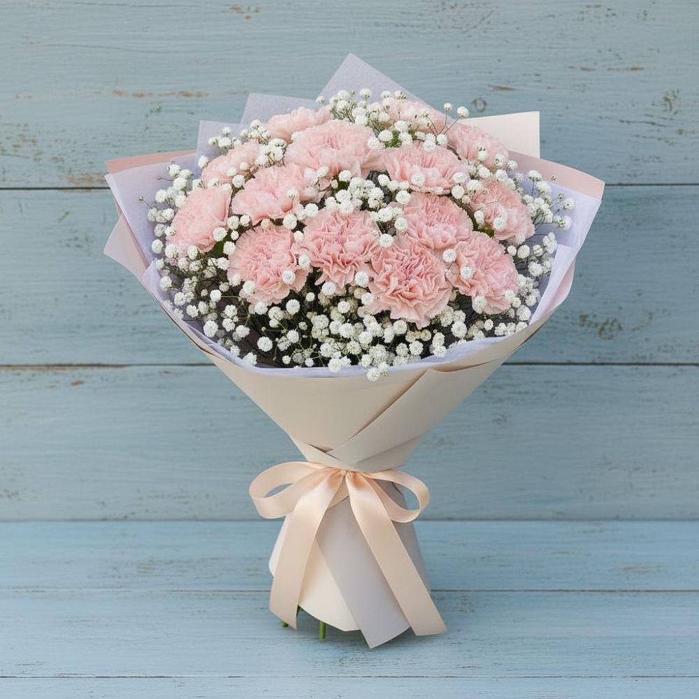 Букет цветов из: Гвоздики в Каменке Архангельской области