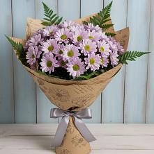 Букет цветов из:  Хризантемы в Каменке Архангельской области