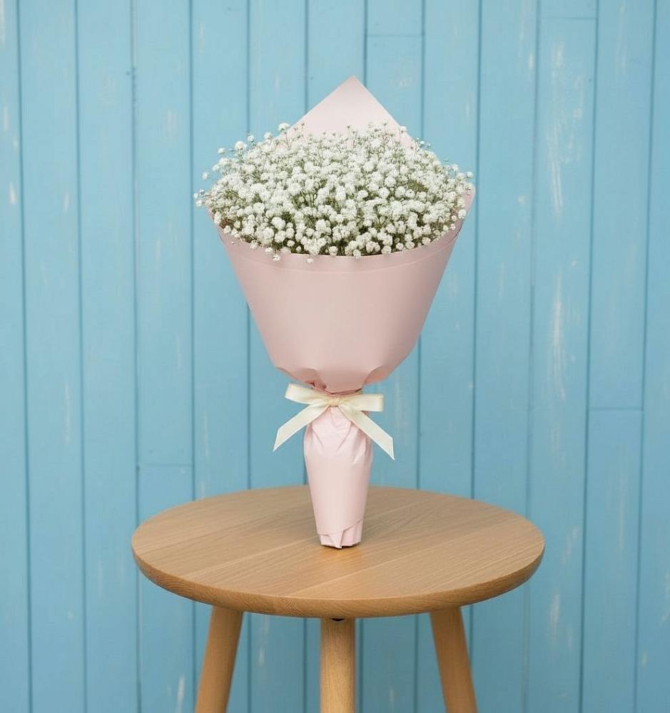 Букет цветов из: Гипсофила в Каменке Архангельской области