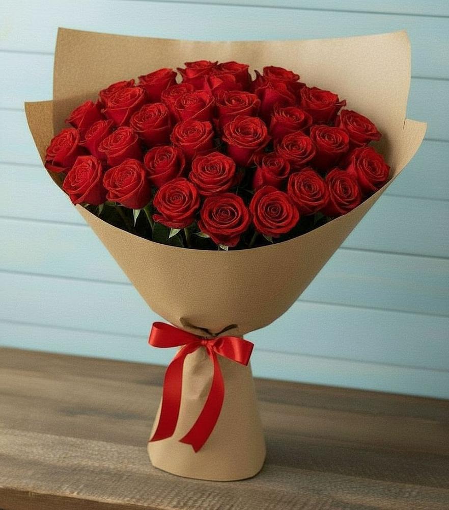 Букет Красные розы Милано в Каменке Архангельской области
