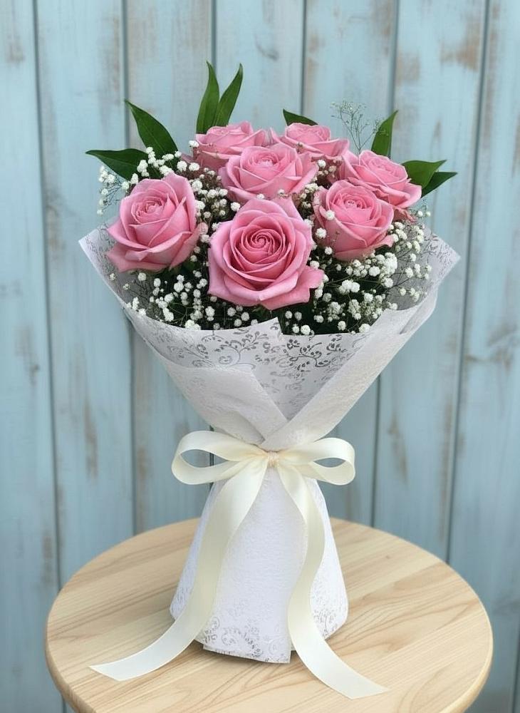 Букет цветов из: Розы в Каменке Архангельской области