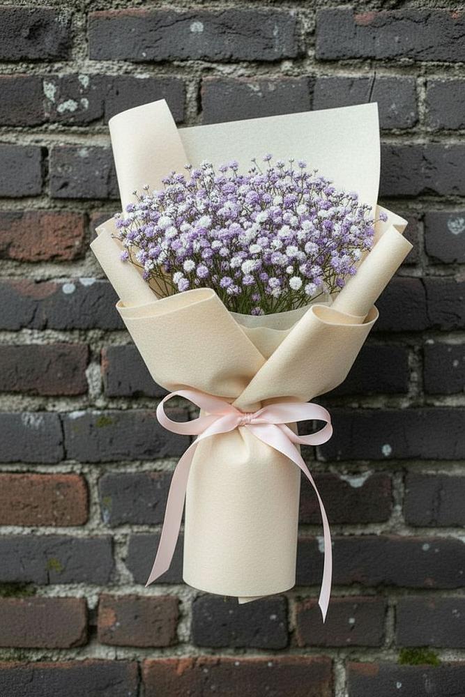 Букет цветов из: Гипсофила в Каменке Архангельской области