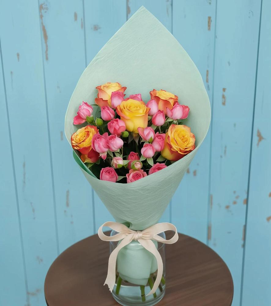 Букет цветов из: Розы в Каменке Архангельской области