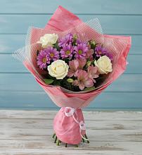 Букет цветов из:  Герберы в Каменке Архангельской области