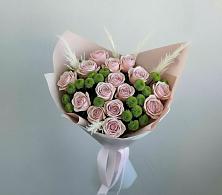 Букет цветов из:  Розы и Хризантемы #REPLACE_PRED# Каменке Архангельской области