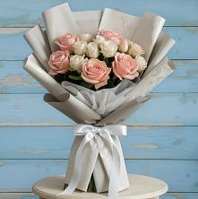 Букет цветов из:  Розы в Каменке Архангельской области