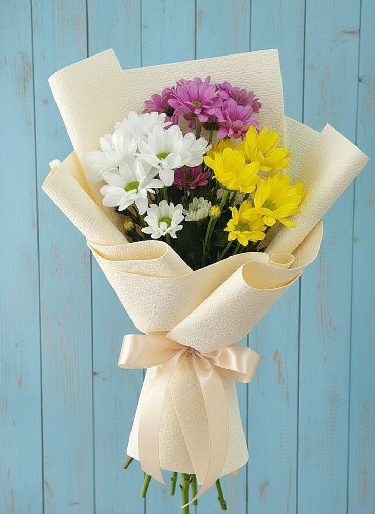 Букет цветов из: Хризантемы в Каменке Архангельской области