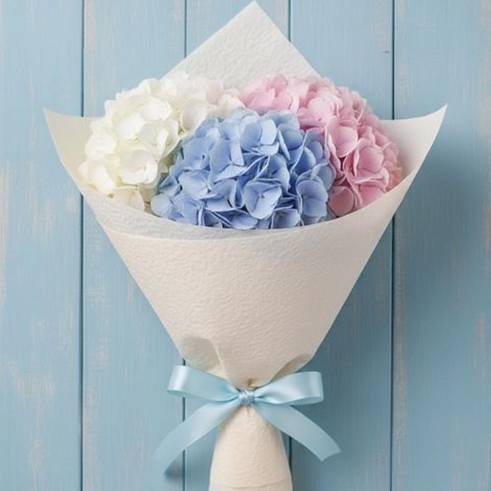 Букет цветов из: Гортензия в Каменке Архангельской области